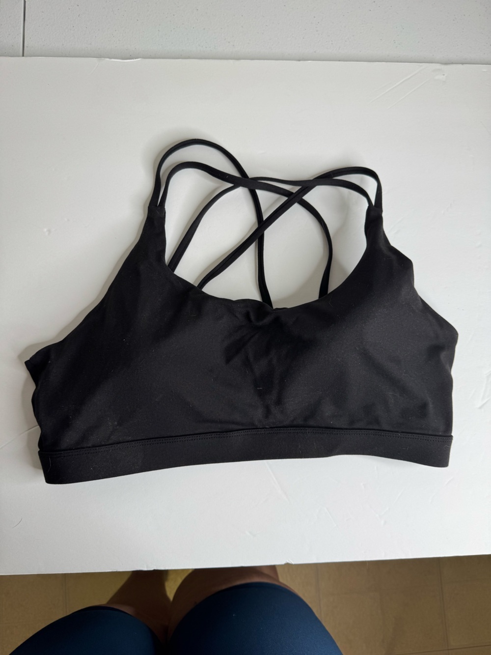 Running Girl-Black Strappy Sports Bralette - Women Intimates & Sleepwear